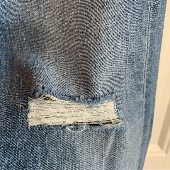 LOFT Modern Floral Painted skinny crop jeans sz 25/ 0 - Picture 4 of 6